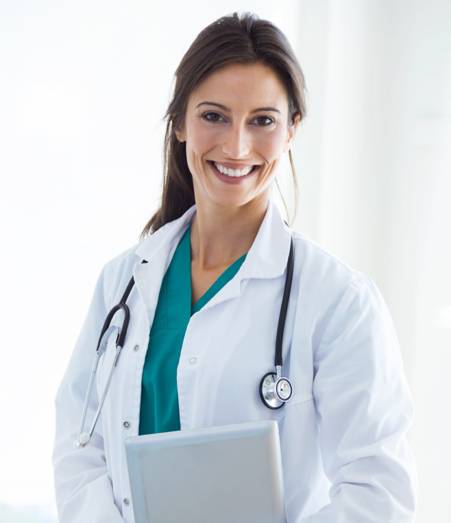 врач со стетоскопом