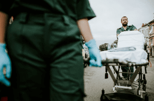 дежурство бригады скорой помощи на похоронах